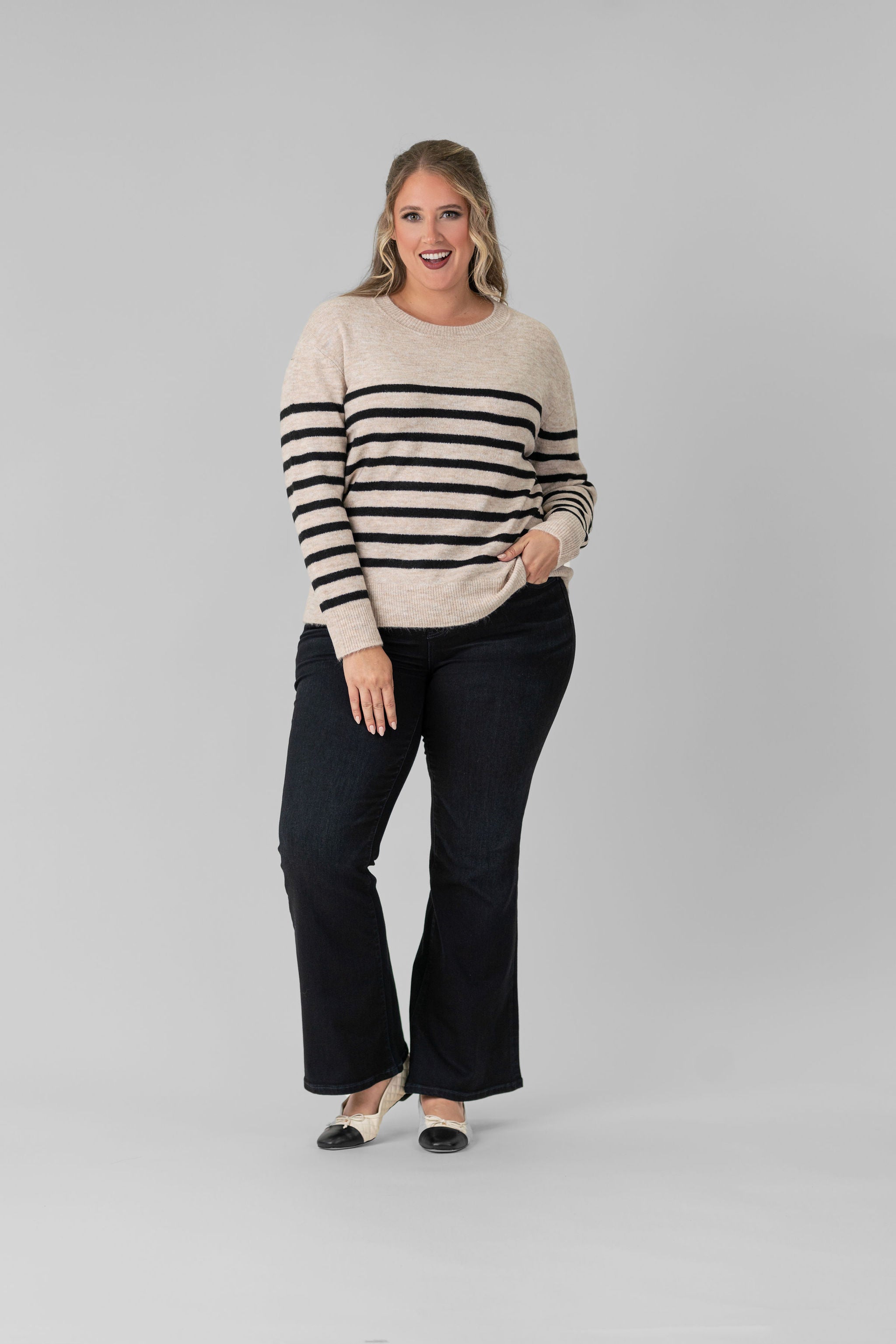 HANNAH FLARE plus-size - AMOUR781