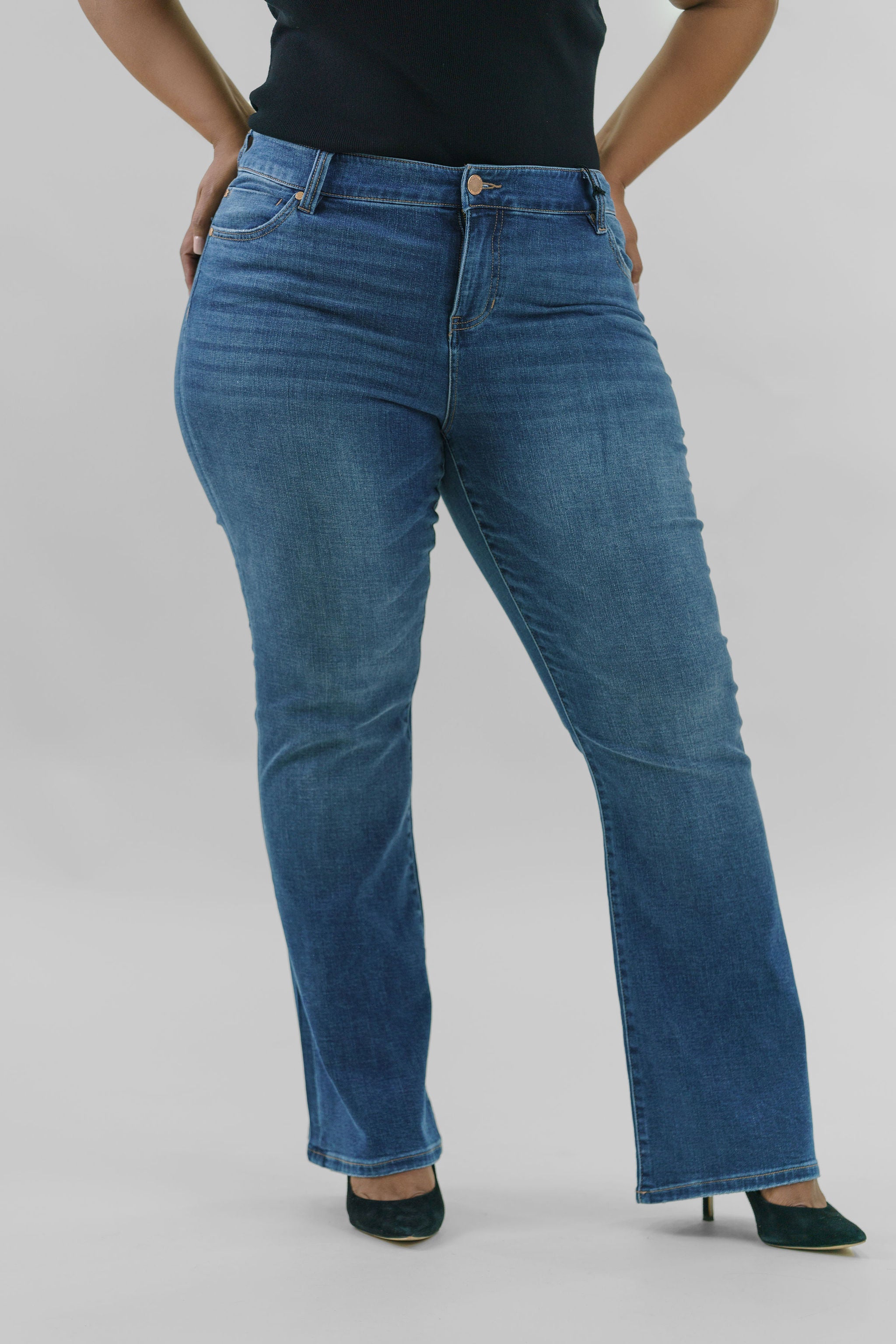 LUCY BOOTCUT JEANS plus-size - AMOUR781