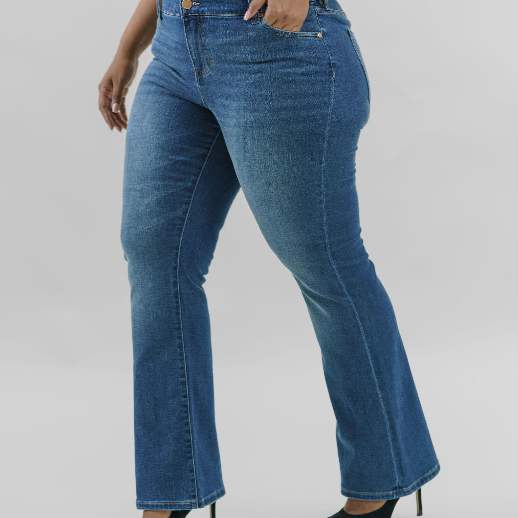 LUCY BOOTCUT JEANS plus-size - AMOUR781