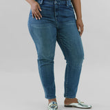 NON-SKINNY SKINNY HI-RISE plus-size - AMOUR781