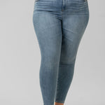 ABBY HI-RISE ANKLE SKINNY 28" JEAN plus-size - AMOUR781