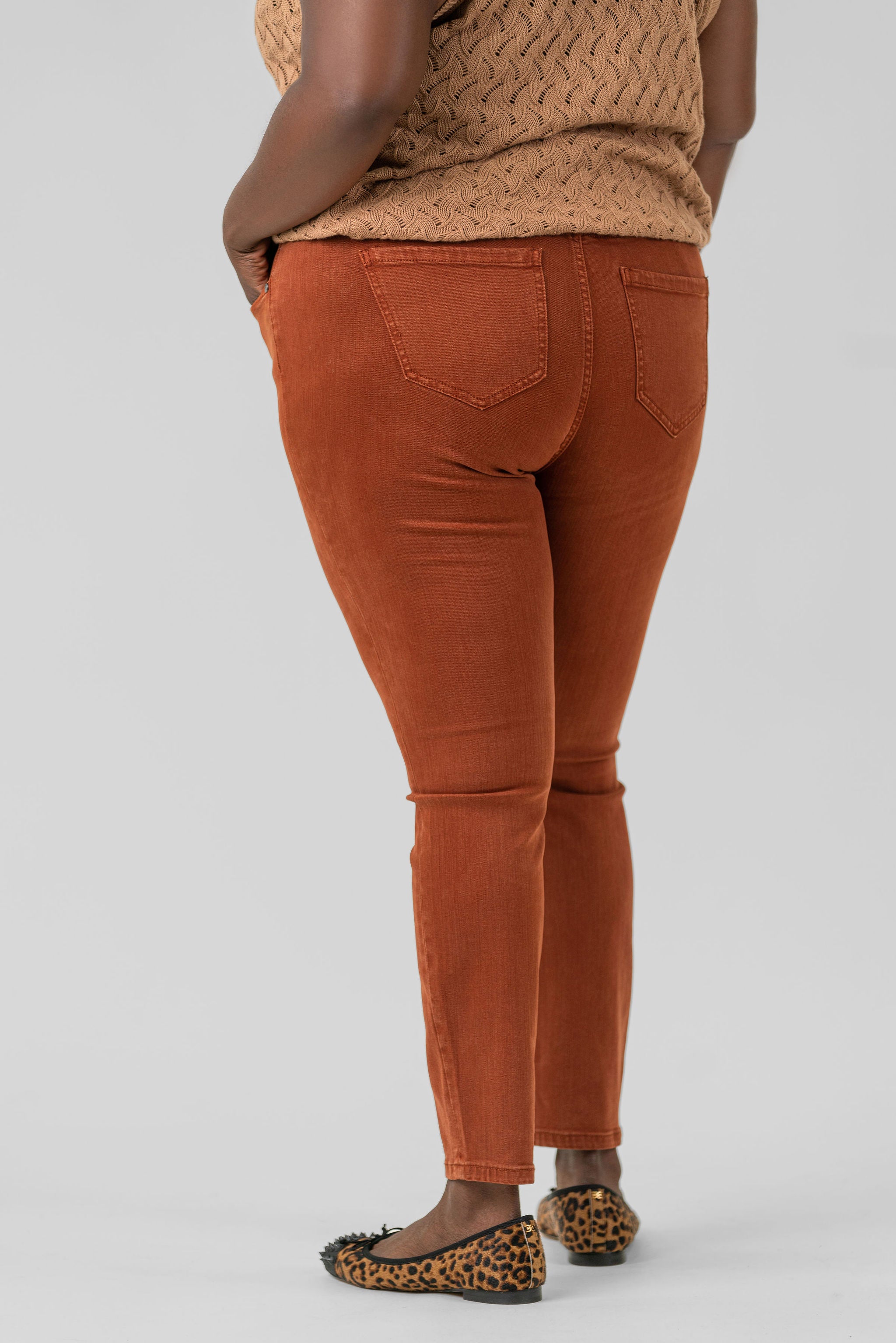 ABBY SKINNY ANKLE JEAN plus-size - AMOUR781