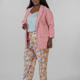 BOYFRIEND BLAZER WITH PRINCESS DARTS plus-size - AMOUR781