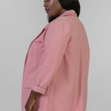 BOYFRIEND BLAZER WITH PRINCESS DARTS plus-size - AMOUR781