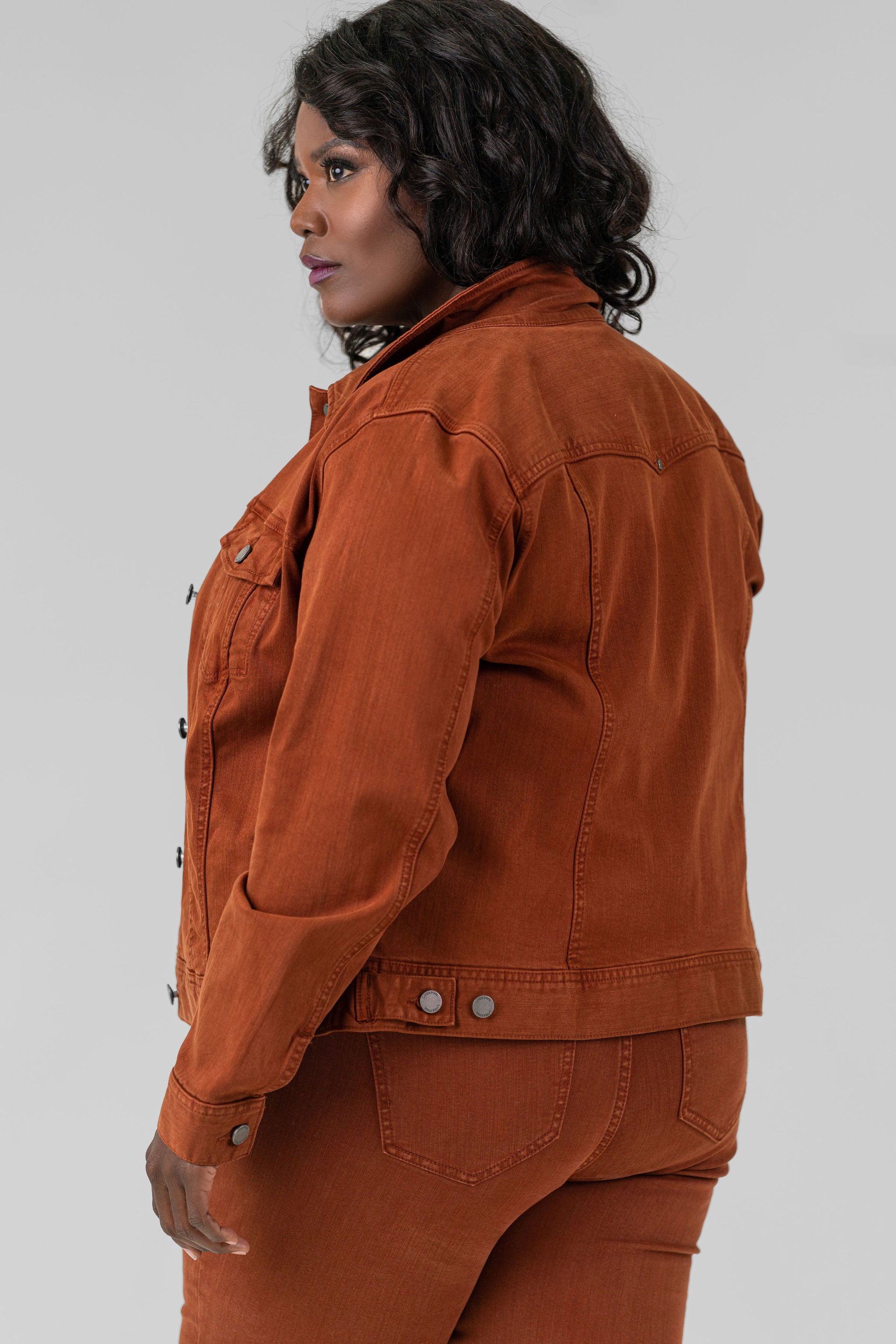 CLASSIC JEAN JACKET plus-size - AMOUR781