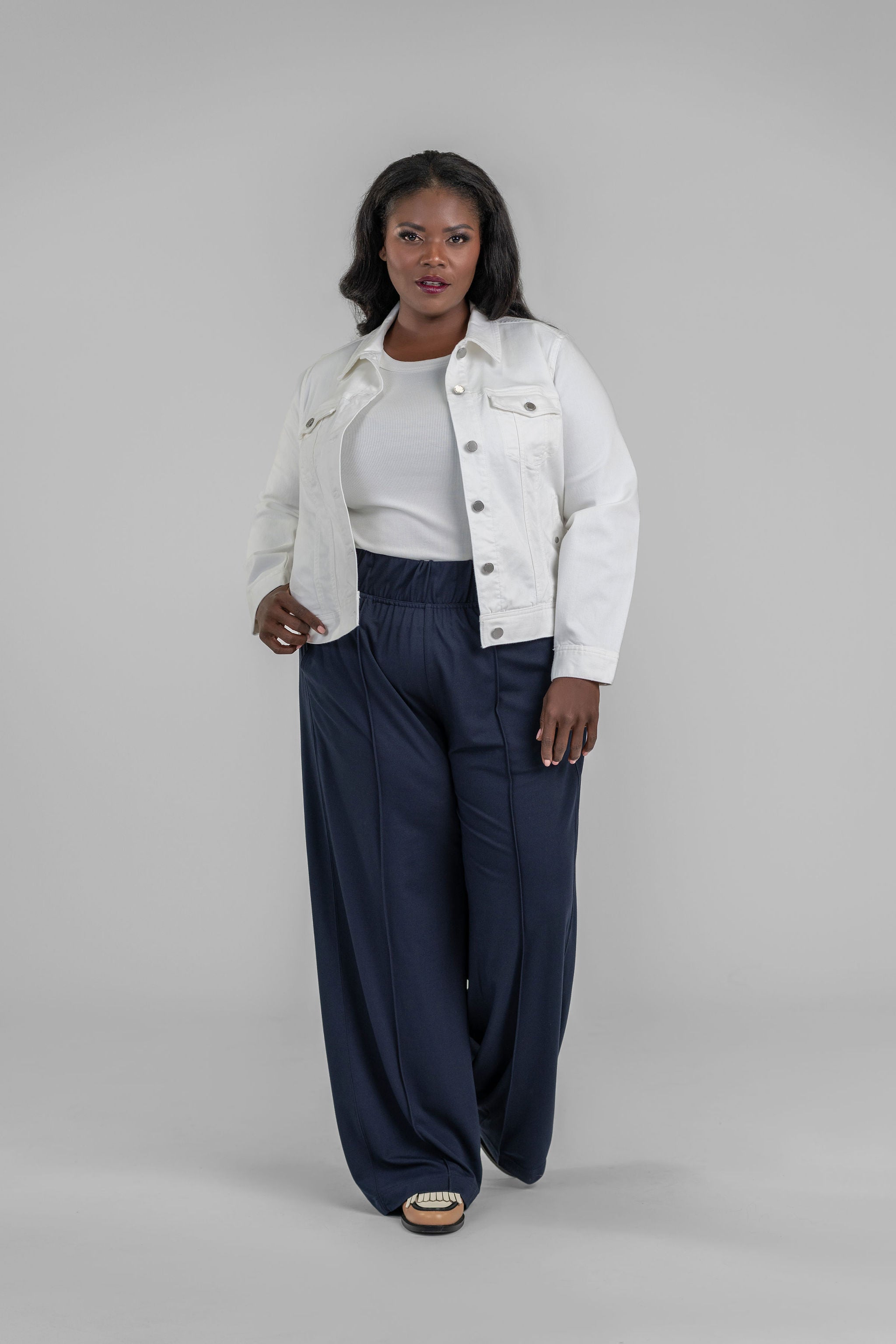 CLASSIC JEAN JACKET plus-size - AMOUR781
