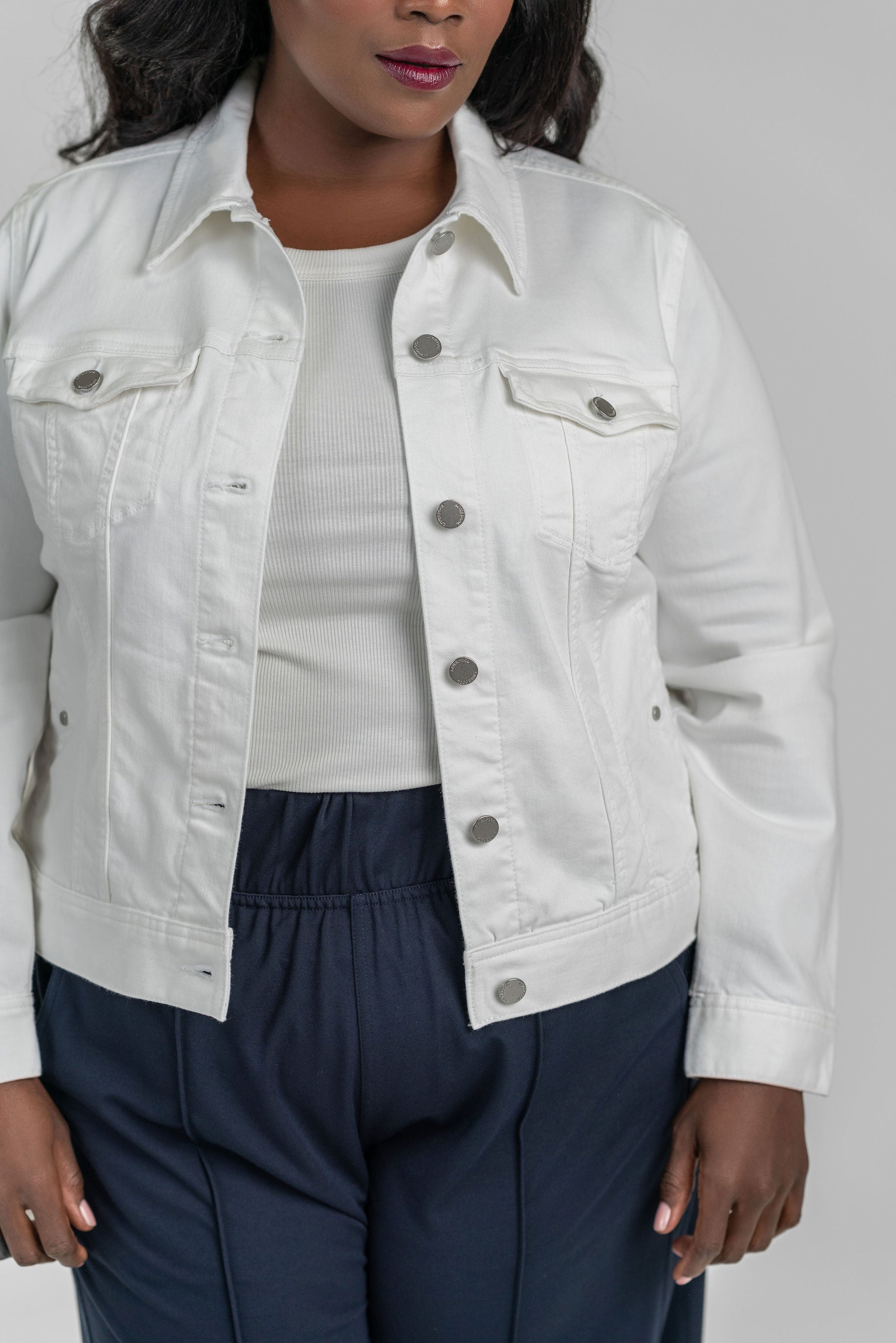 CLASSIC JEAN JACKET plus-size - AMOUR781