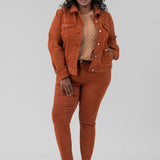 ABBY SKINNY ANKLE JEAN plus-size - AMOUR781