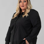 SCHIFFER BUTTON DOWN plus-size - AMOUR781