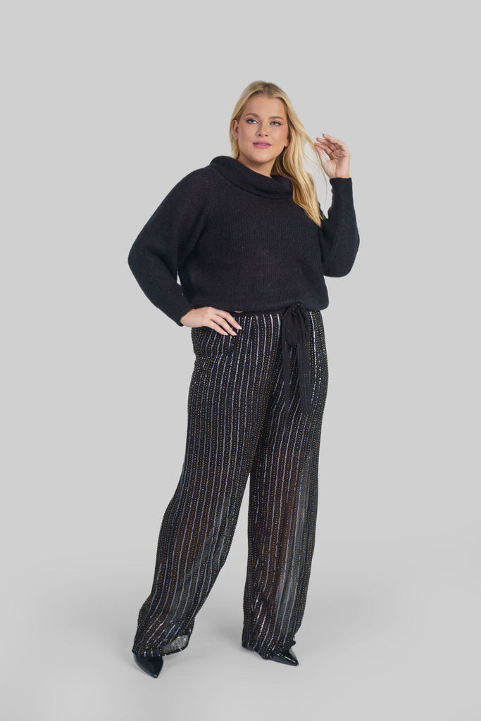 CAELIE MOHAIR BARDOT SWEATER - AMOUR781
