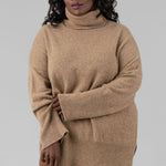 LONG LOOSE SWEATER IN WOOL AND CASHMERE - GALICE plus-size - AMOUR781