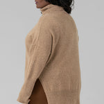 LONG LOOSE SWEATER IN WOOL AND CASHMERE - GALICE plus-size - AMOUR781
