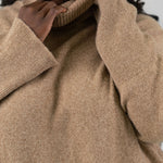 LONG LOOSE SWEATER IN WOOL AND CASHMERE - GALICE plus-size - AMOUR781