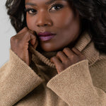 LONG LOOSE SWEATER IN WOOL AND CASHMERE - GALICE plus-size - AMOUR781