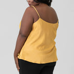 DRAPE NECK TANK plus-size - AMOUR781