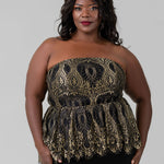 LACE BUSTIER TOP plus-size - AMOUR781