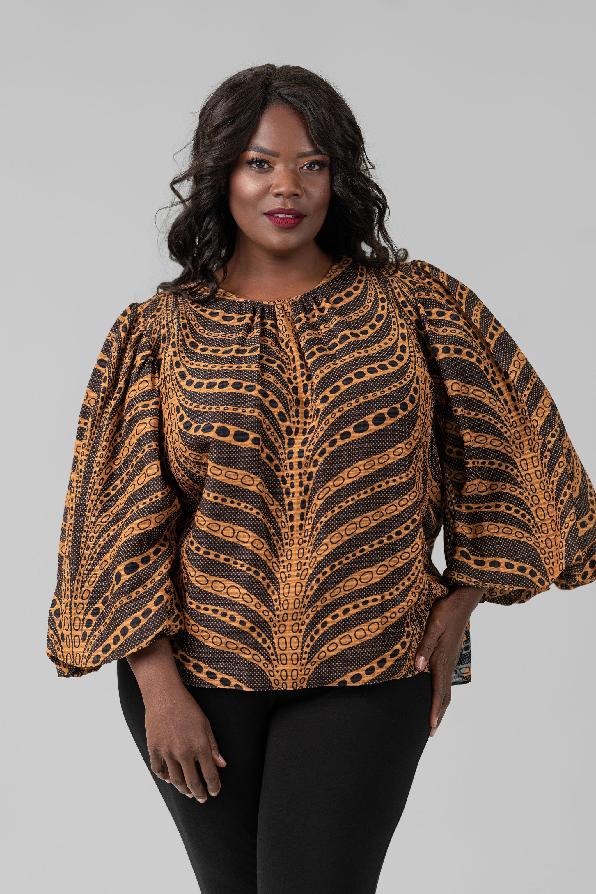 HARLY TOP plus-size - AMOUR781