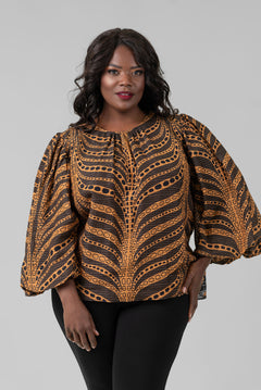 HARLY TOP plus-size - AMOUR781