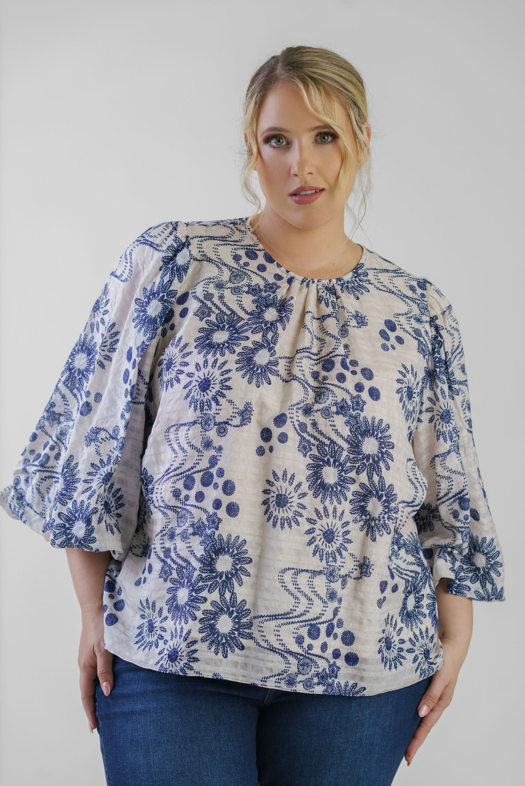 HARLY TOP plus-size - AMOUR781