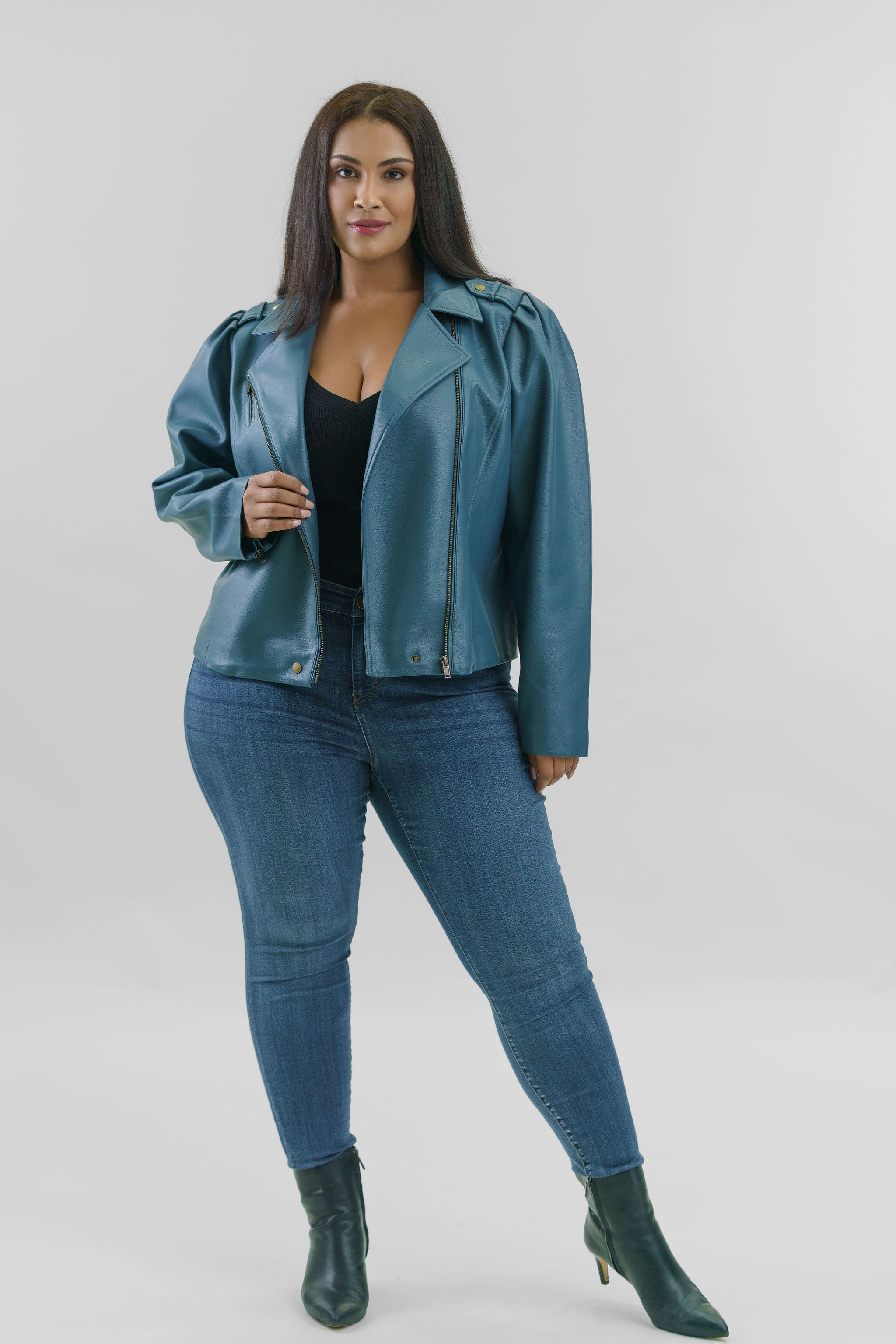 MAEVE MOTO JACKET plus-size - AMOUR781