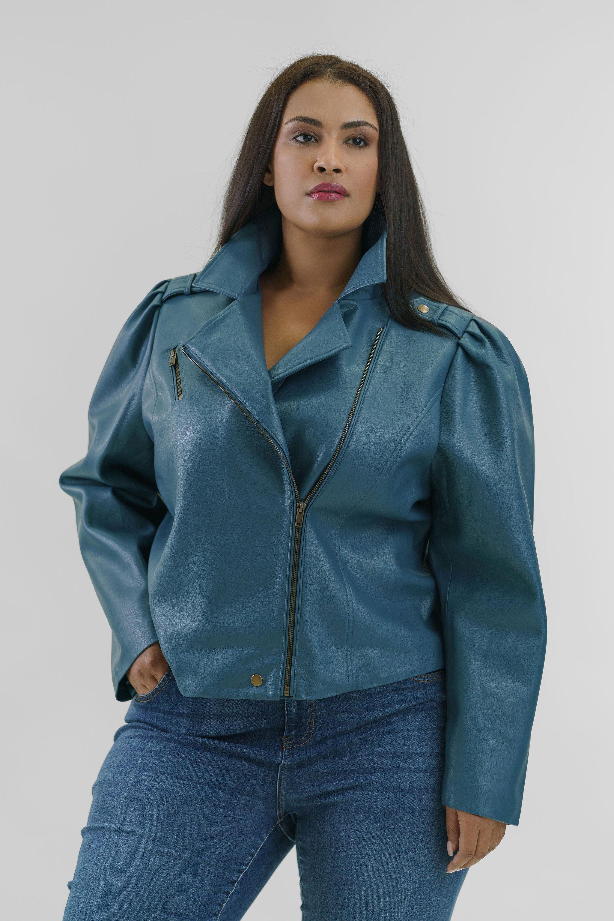 MAEVE MOTO JACKET plus-size - AMOUR781