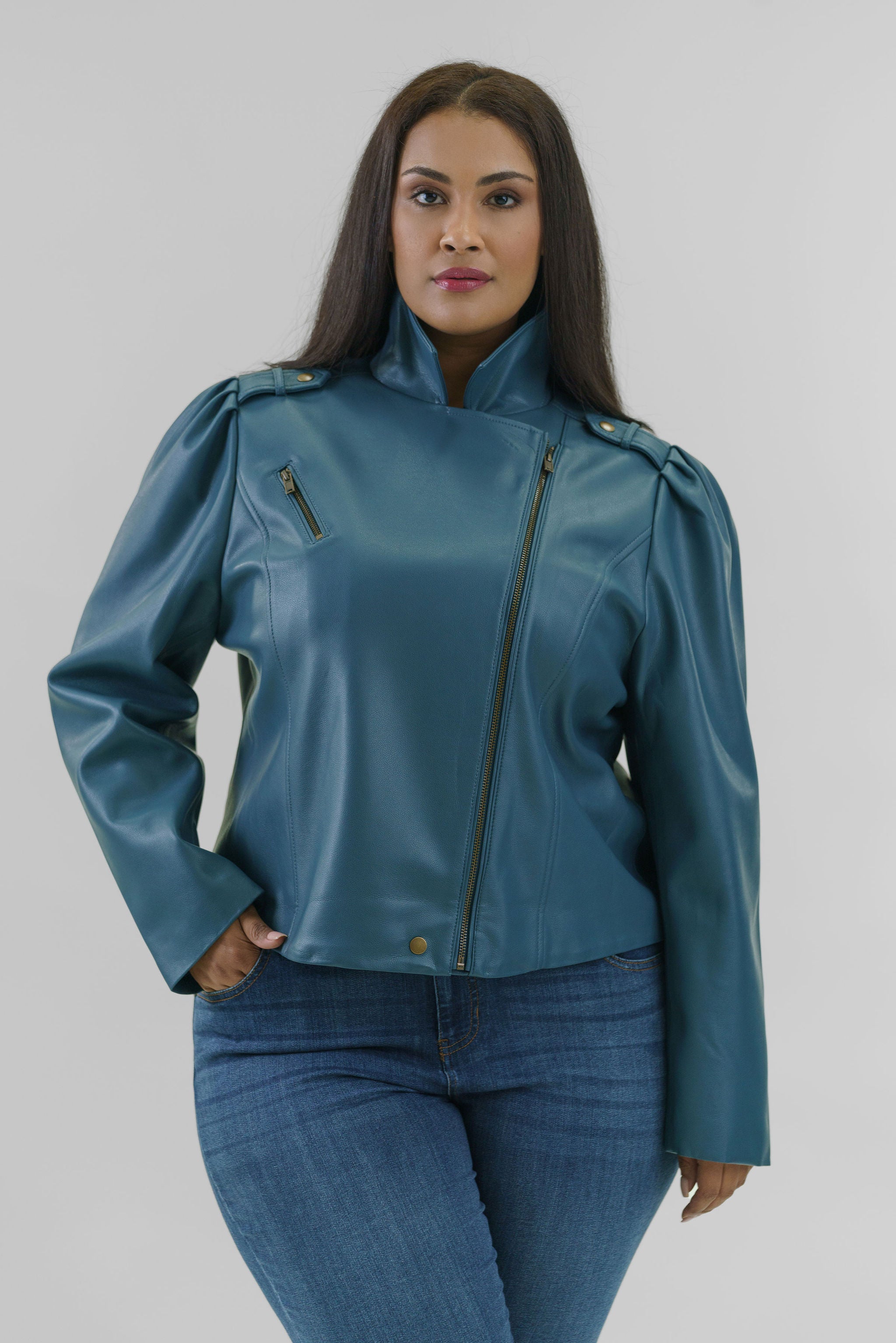 MAEVE MOTO JACKET plus-size - AMOUR781