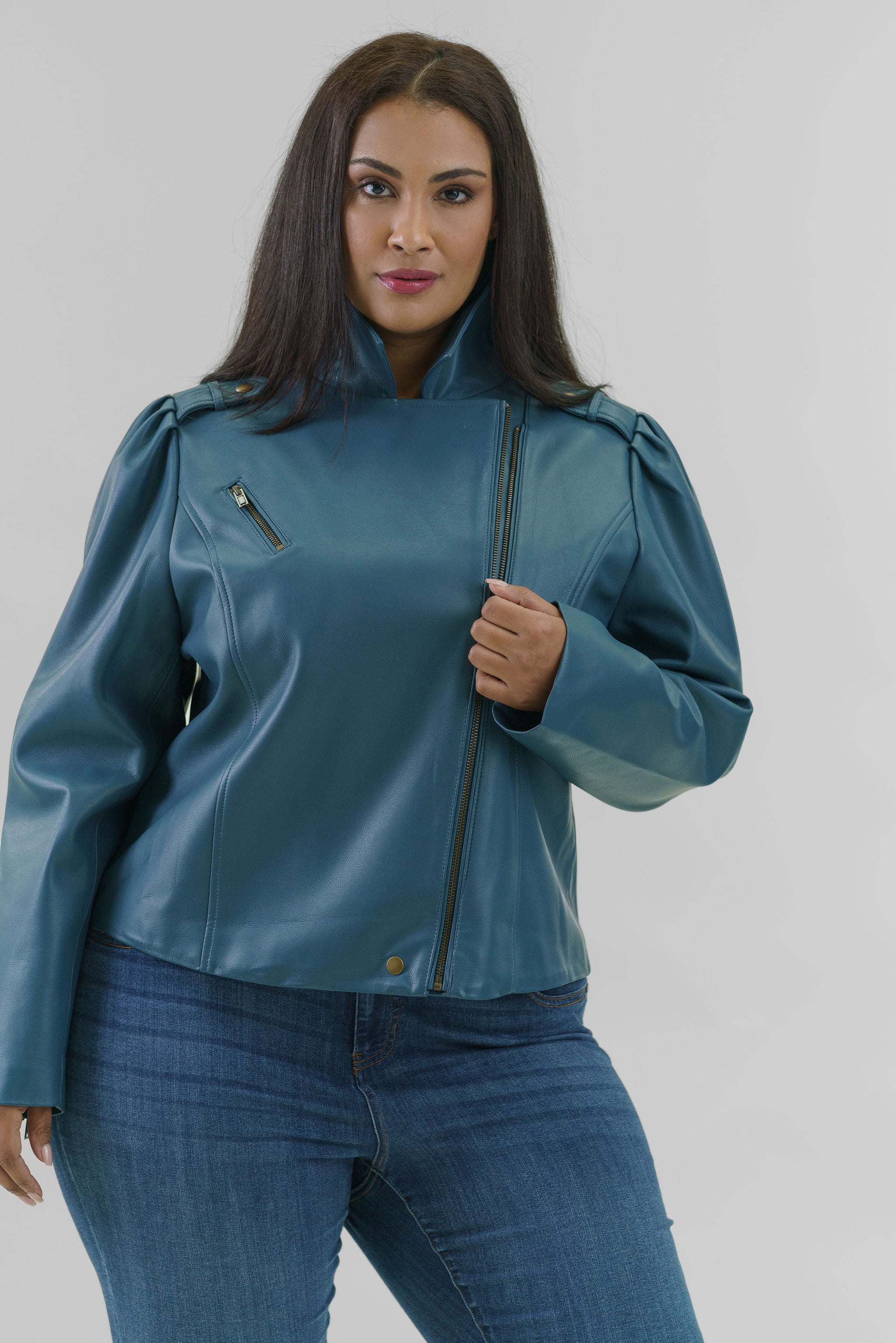 MAEVE MOTO JACKET plus-size - AMOUR781