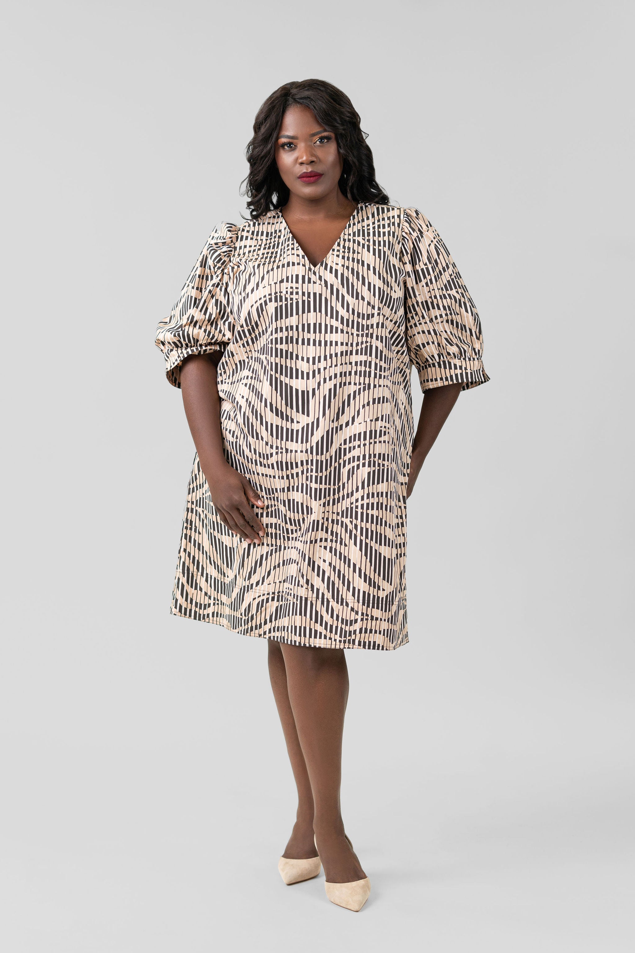 OLA DRESS plus-size - AMOUR781