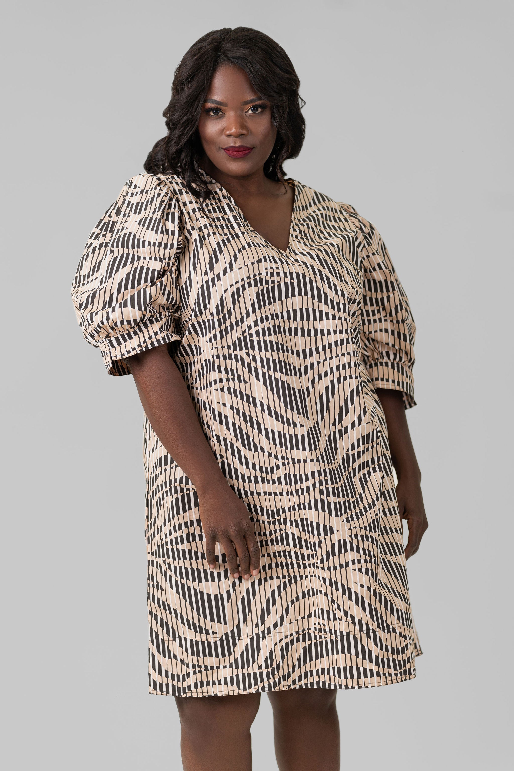 OLA DRESS plus-size - AMOUR781