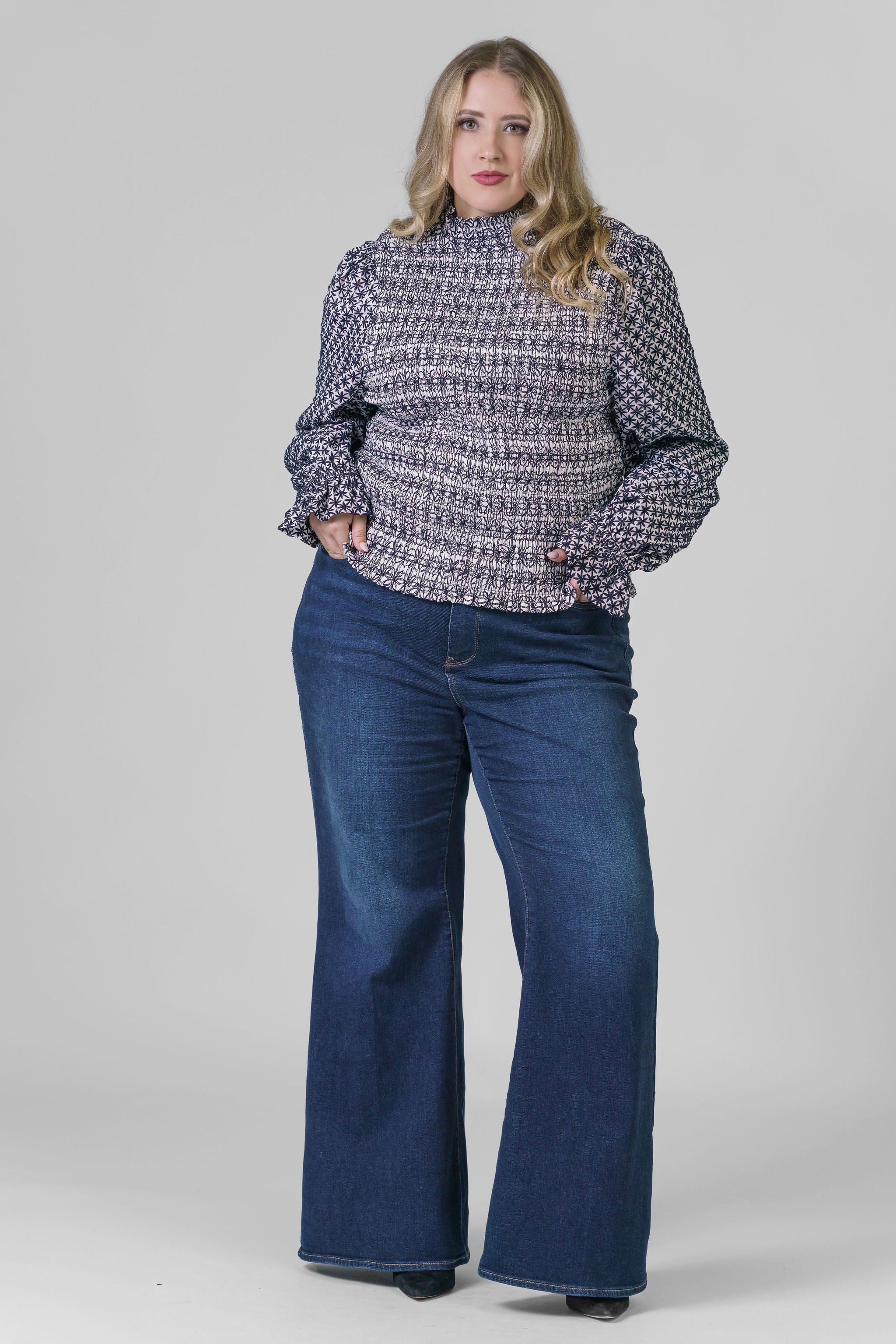 GLENNON TOP plus-size - AMOUR781