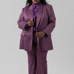 GEO PATTERN BLAZER plus-size - AMOUR781