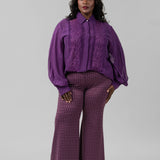 GEO PATTERN TROUSER plus-size - AMOUR781