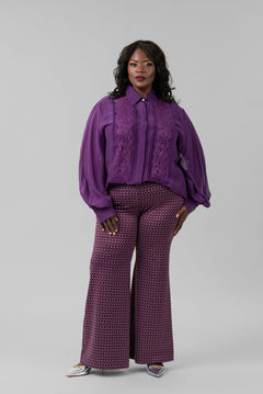 GEO PATTERN TROUSER plus-size - AMOUR781