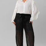 PELONI WIDELEG PANT plus-size - AMOUR781