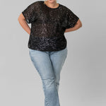 SEQUIN TOP plus-size - AMOUR781