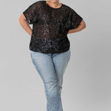 SEQUIN TOP plus-size - AMOUR781