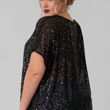 SEQUIN TOP plus-size - AMOUR781