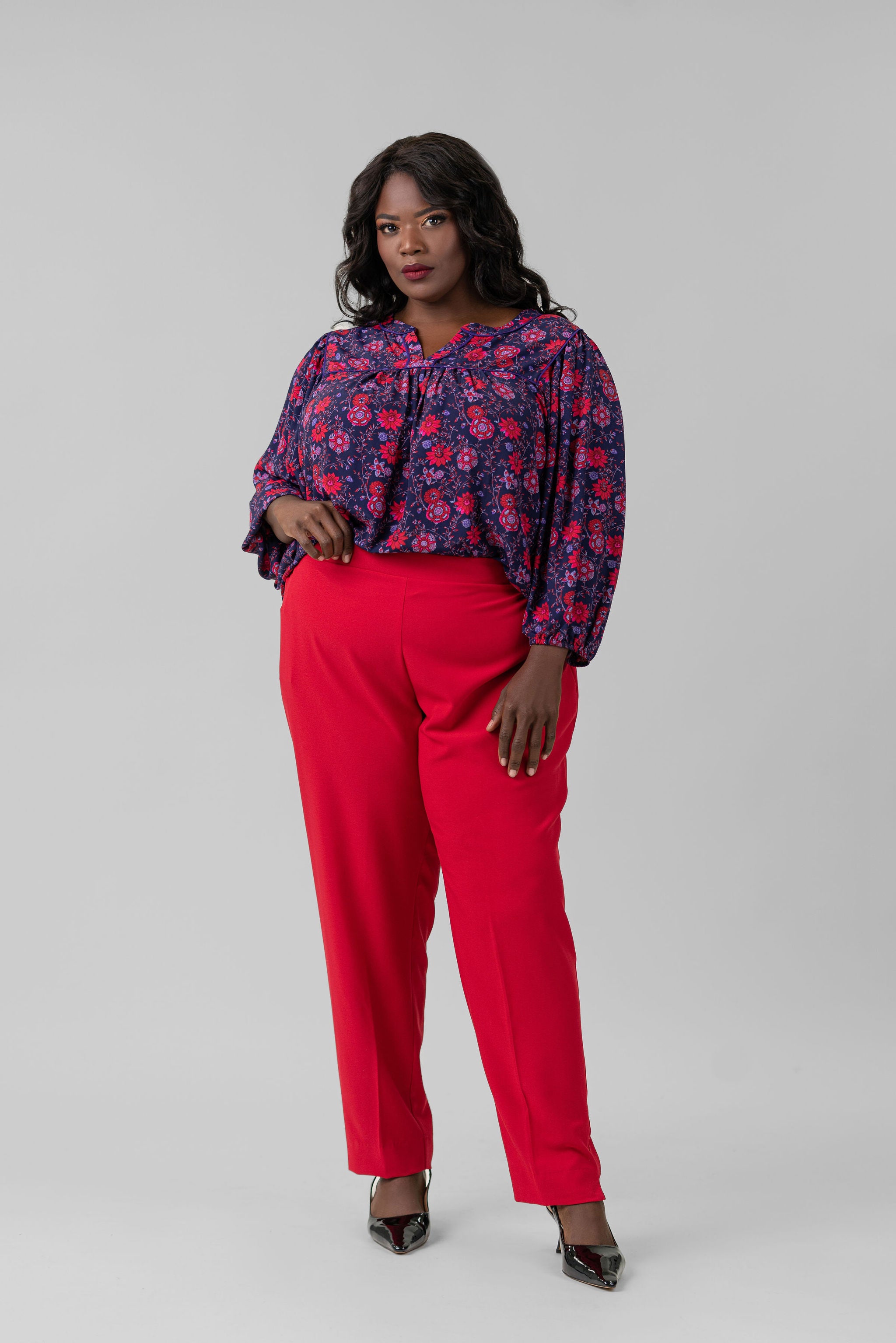 STRAIGHT LEG TROUSER plus-size - AMOUR781