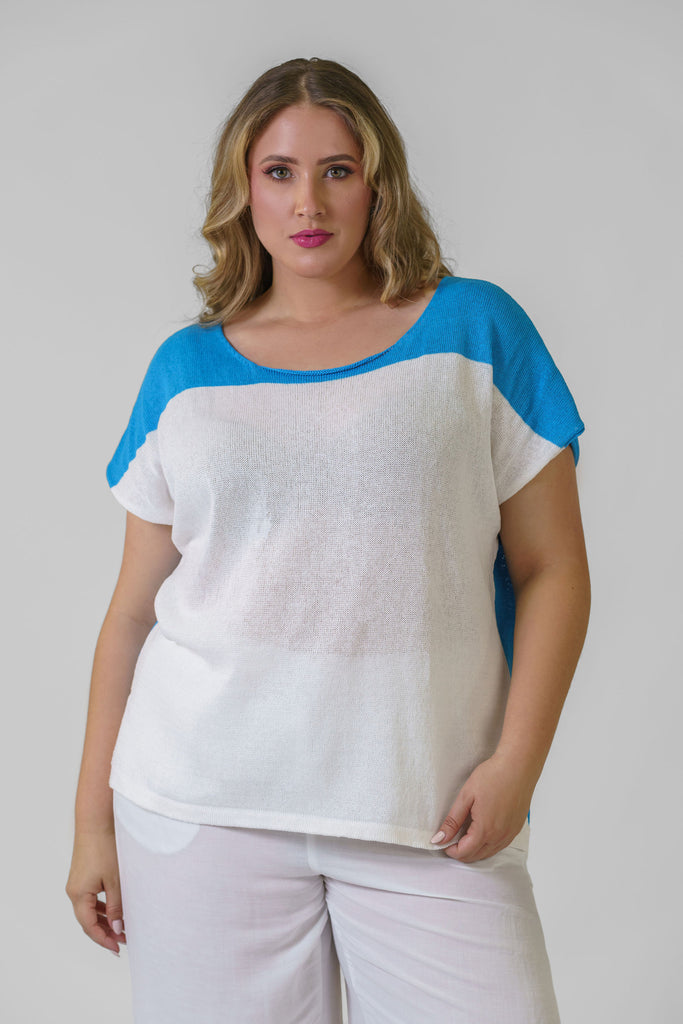 Plus Size White Tunic Shirt, Plus Size Chic Clothing - See Rose Go – See  ROSE Go