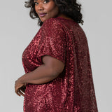 SEQUIN TOP plus-size - AMOUR781
