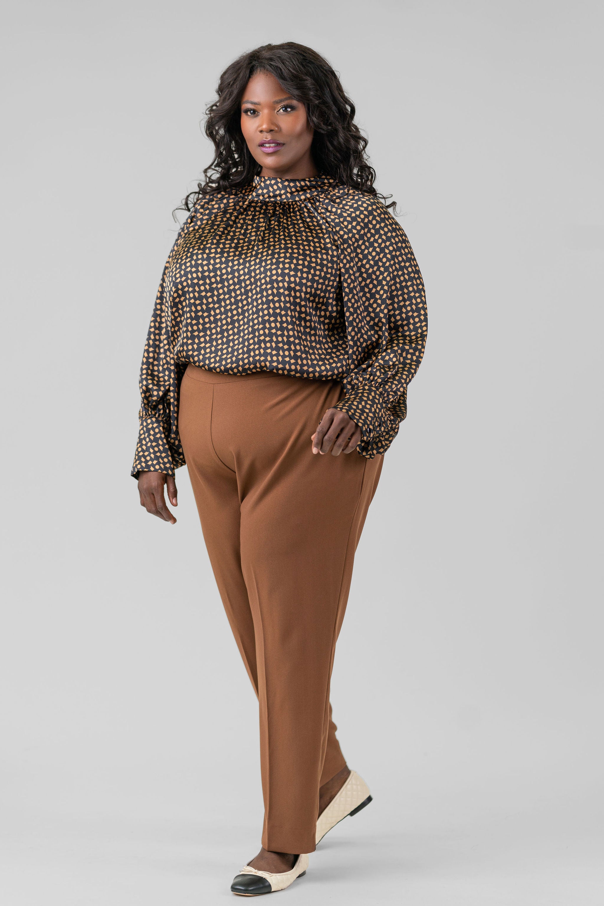 STRAIGHT LEG TROUSER plus-size - AMOUR781