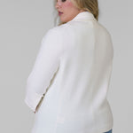 COTTON BLEND SHRUNKEN BLAZER plus-size - AMOUR781