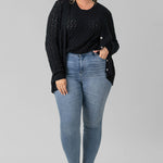 ABBY HI-RISE ANKLE SKINNY 28" JEAN plus-size - AMOUR781