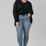 ABBY HI-RISE ANKLE SKINNY 28" JEAN plus-size - AMOUR781