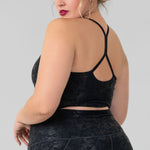 CROPPED METALLIC FOIL CAMI plus-size - AMOUR781