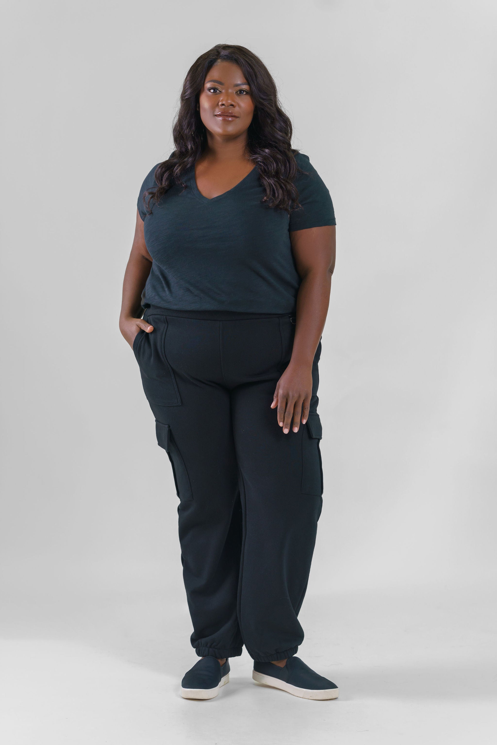 JOGGERS with POCKETS plus-size - AMOUR781