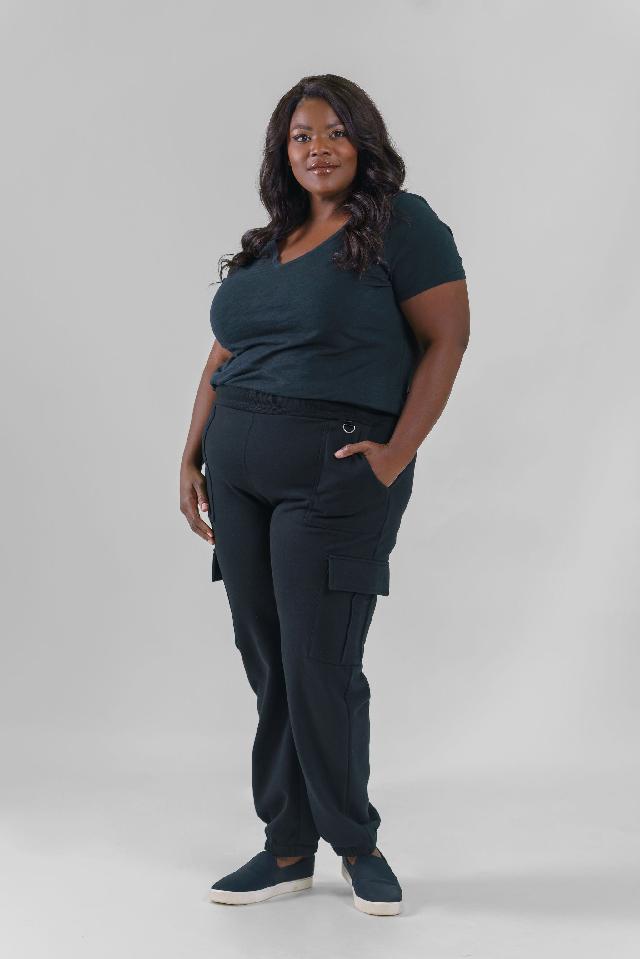 JOGGERS with POCKETS plus-size - AMOUR781