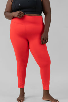 LASER-CUT AND BONDED ESSENTIAL FOLDOVER HIGH WAISTED LEGGINGS plus-size - AMOUR781