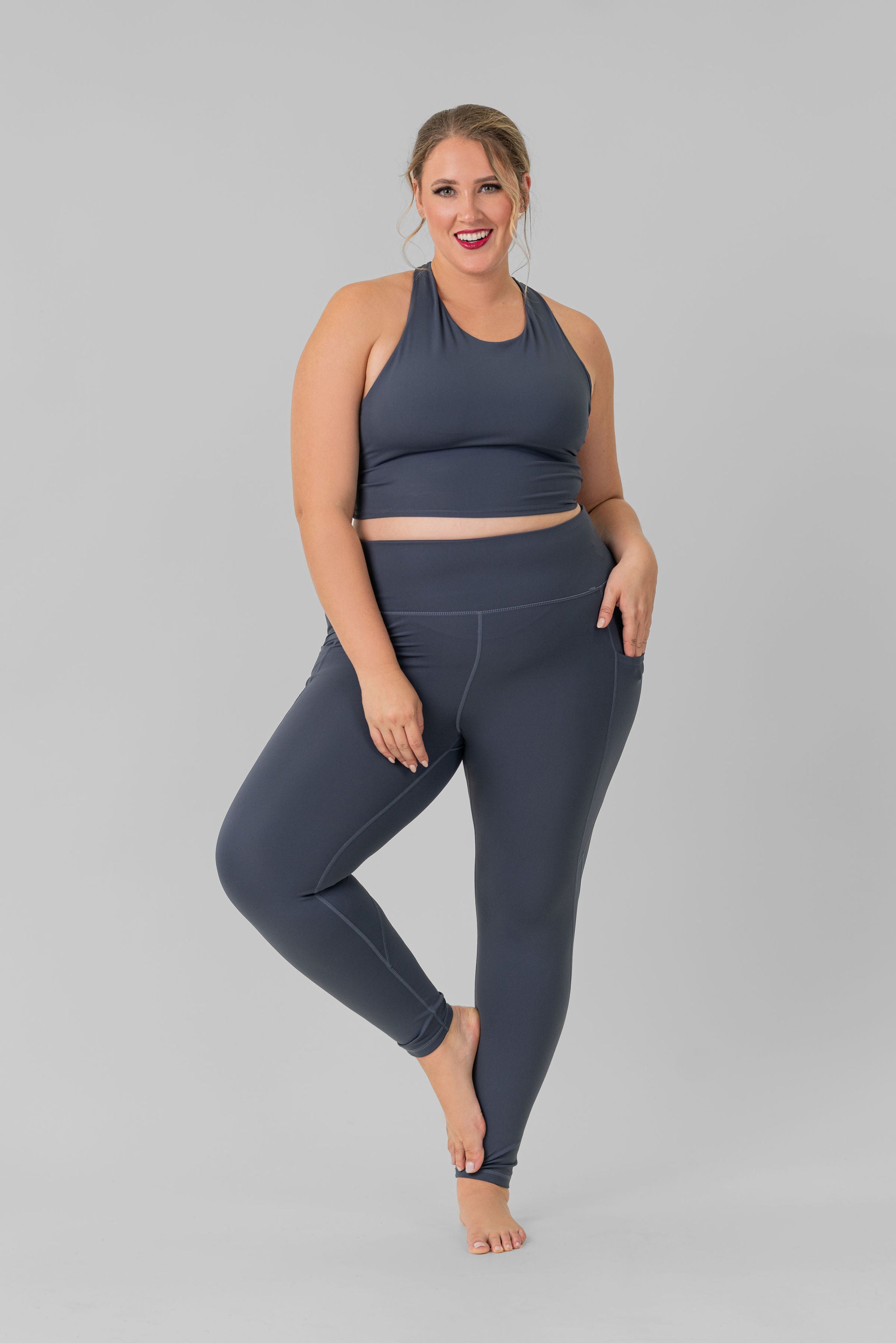 HIGH-RISE ROSALIA LEGGINGS plus-size - AMOUR781