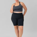 SWEETHEART ZIPPERED BACK SHORTS plus-size - AMOUR781